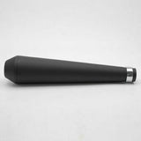 UNIVERSAL BLACK 17" REVERSE CONE MEGAPHONE EXHAUST SILENCER CAFE TRITON CUSTOM