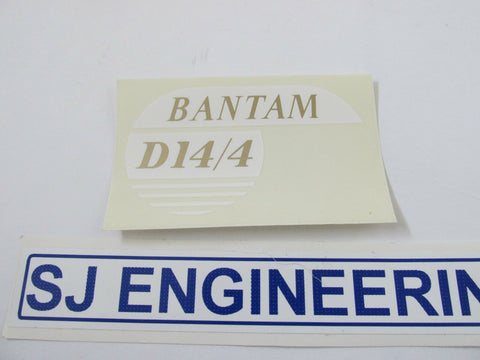 BSA BANTAM D14 D14/4 TANK TRANSFER RIGHT HAND