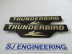 TRIUMPH 650cc THUNDERBIRD TR65 SIDE COVER PANEL BADGE 83-8191