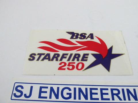 BSA STARFIRE 250 FLAME TRANSFER DECAL