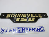 TRIUMPH BONNEVILLE 750 T140E SIDE PANEL BADGE 83-7317 GOLD