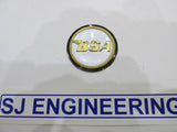 BSA A50 A65 A75 SILVER / GOLD / BLACK TANK CENTRE ROUND BADGE 60-4171