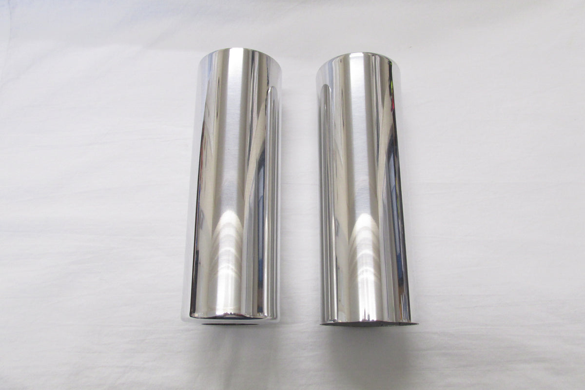 BSA B44GP VICTOR GRAND PRIX POLISHED FORK SHROUDS SPRING COVER 41-5120 ...